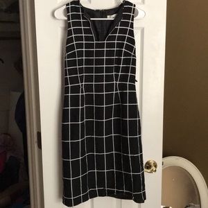 Black and white dress